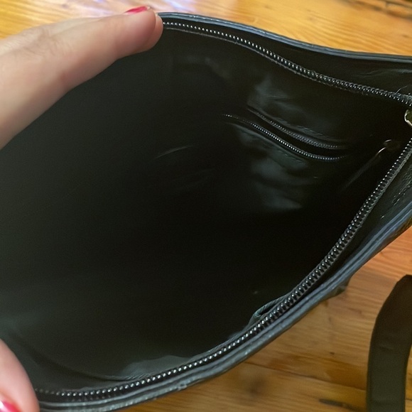 Fossil Black and Grey Crossbody Bag with adjustable strap - Picture 6 of 9